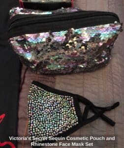 Victorias-Secret-Sequin-Cosmetic-Pouch-and-Rhinestone-Face-Mask-Set