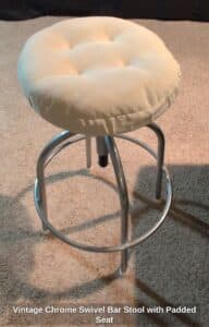 Vintage-Chrome-Swivel-Bar-Stool-with-Padded-Seat