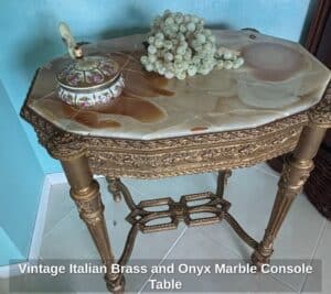 Vintage-Italian-Brass-and-Onyx-Marble-Console-Table