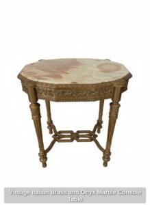 Vintage-Italian-Brass-and-Onyx-Marble-Console-Table-second-image
