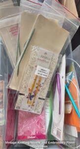 Vintage-Knitting-Needle-and-Embroidery-Floss-Collection