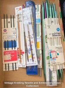 Vintage-Knitting-Needle-and-Embroidery-Floss-Collection-third-image