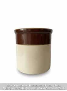 Vintage-Robinson-Ransbottom-Pottery-Blue-Spongeware-Canisters-and-Wheat-Casserole-Dish