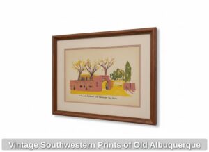 Vintage-Southwestern-Prints-of-Old-Albuquerque-third-image