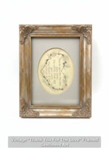 Vintage-Thank-You-For-The-Love-Framed-Sentiment-Art