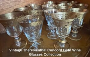 Vintage-Theresienthal-Concord-Gold-Wine-Glasses-Collection