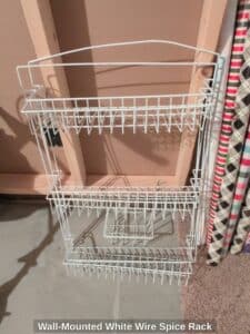 Wall-Mounted-White-Wire-Spice-Rack