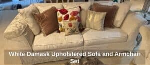 White-Damask-Upholstered-Sofa-and-Armchair-Set-second-image