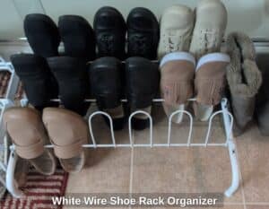 White-Wire-Shoe-Rack-Organizer