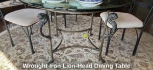 Wrought-Iron-Lion-Head-Dining-Table-second-image