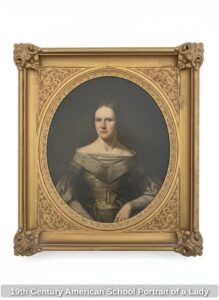 th-Century-American-School-Portrait-of-a-Lady