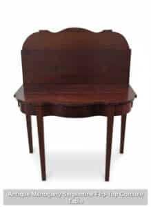 Antique-Mahogany-Serpentine-Flip-Top-Console-Table