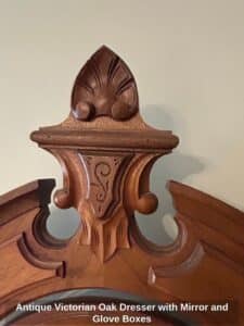 Antique-Victorian-Oak-Dresser-with-Mirror-and-Glove-Boxes-third-image