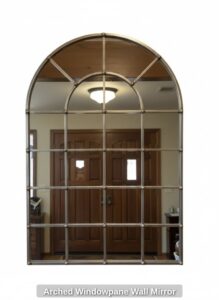 Arched-Windowpane-Wall-Mirror