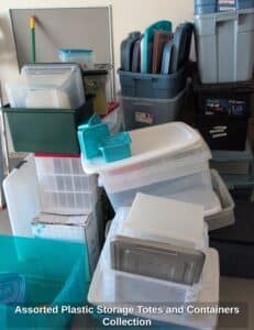 Assorted-Plastic-Storage-Totes-and-Containers-Collection