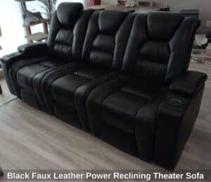 Black-Faux-Leather-Power-Reclining-Theater-Sofa