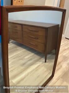 Broyhill-Premier-Emphasis-Mid-Century-Modern-Drawer-Dresser-with-Mirror-second-image