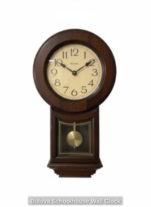 Bulova-Schoolhouse-Wall-Clock