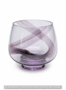 Caithness-Glass-Scotland-Purple-Swirl-Bowl-third-image