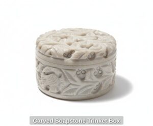 Carved-Soapstone-Trinket-Box