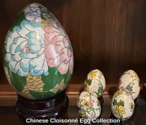 Chinese-Cloisonn-Egg-Collection