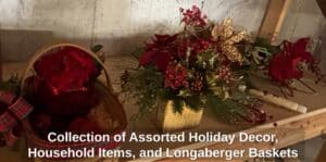 Collection-of-Assorted-Holiday-Decor-Household-Items-and-Longaberger-Baskets-second-image