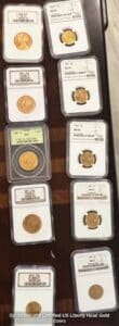 Collection-of-Certified-US-Liberty-Head-Gold-Coins