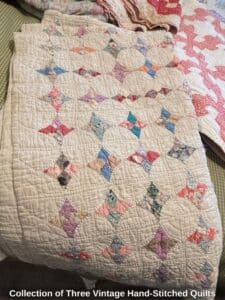 Collection-of-Three-Vintage-Hand-Stitched-Quilts-third-image