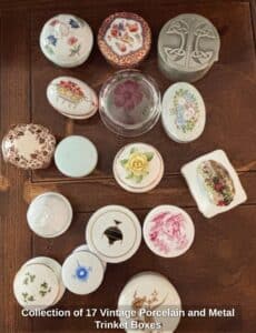 Collection-of-Vintage-Porcelain-and-Metal-Trinket-Boxes