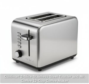 Cuisinart-Slice-Stainless-Steel-Toaster-and-Mr.-Coffee-Cup-Coffee-Maker