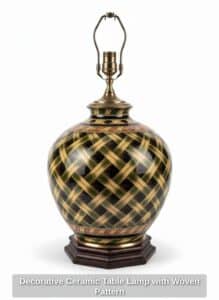 Decorative-Ceramic-Table-Lamp-with-Woven-Pattern-second-image