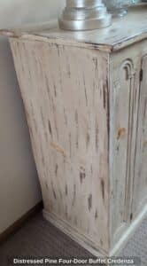 Distressed-Pine-Four-Door-Buffet-Credenza-third-image