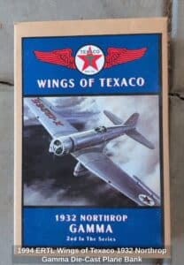 ERTL-Wings-of-Texaco-Northrop-Gamma-Die-Cast-Plane-Bank