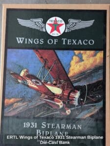 ERTL-Wings-of-Texaco-Stearman-Biplane-Die-Cast-Bank