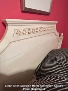 Ethan-Allen-Swedish-Home-Collection-Carved-Panel-Headboard-second-image