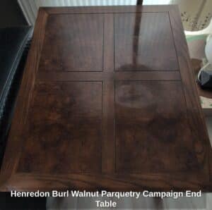 Henredon-Burl-Walnut-Parquetry-Campaign-End-Table-second-image