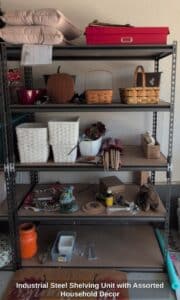 Industrial-Steel-Shelving-Unit-with-Assorted-Household-Decor