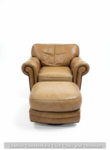 Leather-Chesterfield-Club-Chair-and-Ottoman-second-image