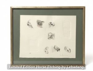 Limited-Edition-Horse-Etching-by-Lebadang