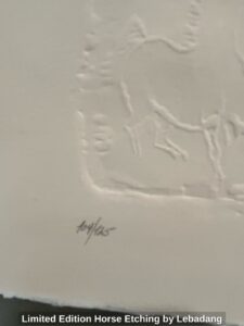 Limited-Edition-Horse-Etching-by-Lebadang-second-image