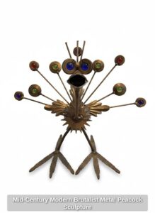 Mid-Century-Modern-Brutalist-Metal-Peacock-Sculpture