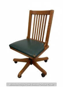Mission-Style-Oak-Swivel-Office-Chair-second-image