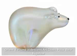 Orient-Flume-Iridescent-Art-Glass-Polar-Bear-Figurine