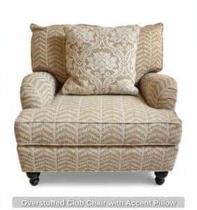 Overstuffed-Club-Chair-with-Accent-Pillow