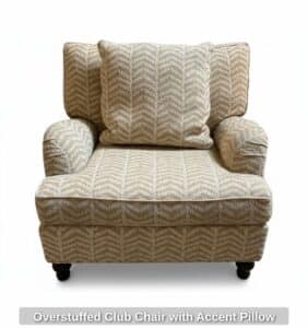Overstuffed-Club-Chair-with-Accent-Pillow-second-image
