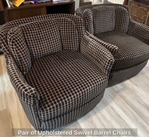Pair-of-Upholstered-Swivel-Barrel-Chairs