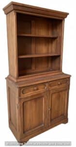 Rustic-Pine-Two-Piece-Hutch-and-Bookcase