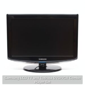 Samsung-LCD-TV-and-Toshiba-DVD-or-VCR-Combo-Player-Set-second-image
