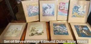 Set-of-Seven-Vintage-Edmund-Dulac-Style-Prints