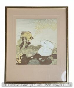 Set-of-Seven-Vintage-Edmund-Dulac-Style-Prints-third-image